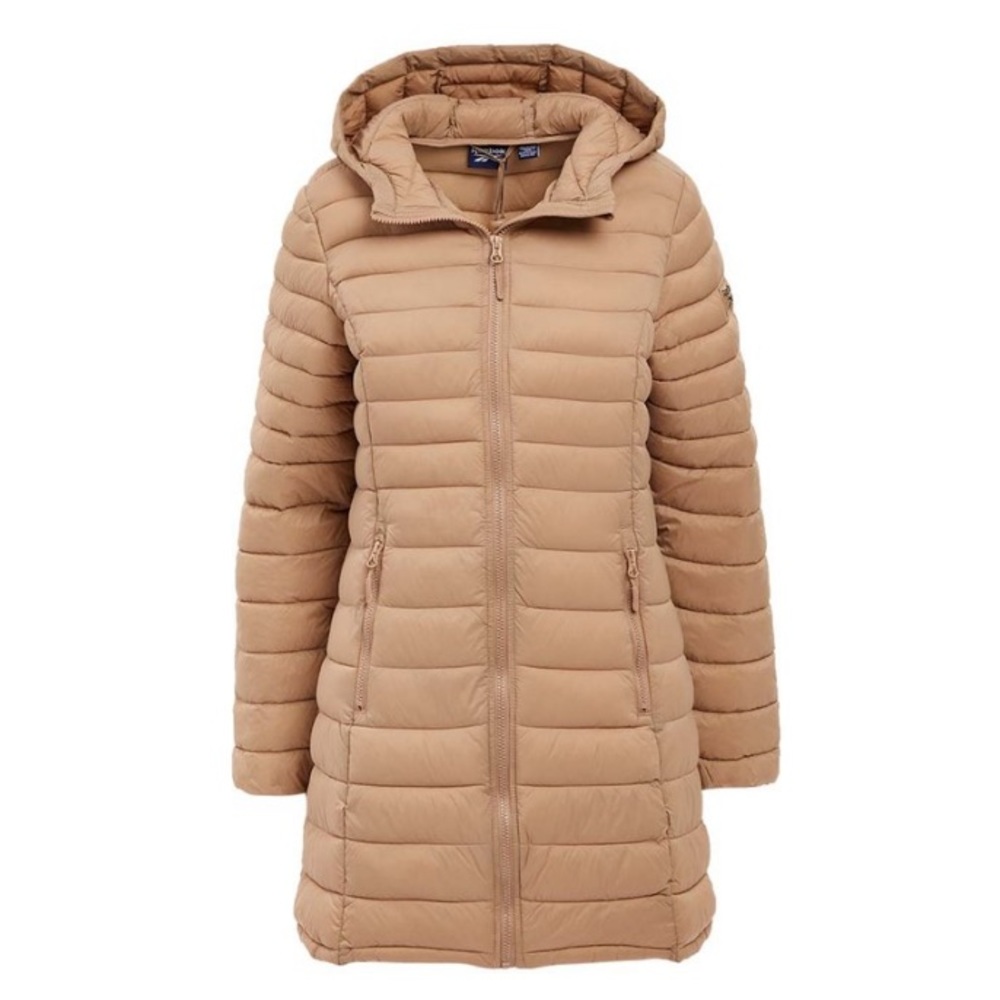 GUC Reebok Toffee Longline Packable Puffer Womens Size XL